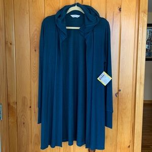 Members Mark Hooded Cardigan-NWT